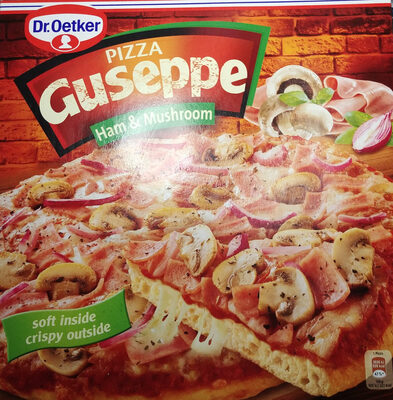 Pizza Guseppe z szynką i pieczarkami głęboko mrożona Dr. Peter