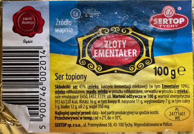 Złoty ementaler SERTOP