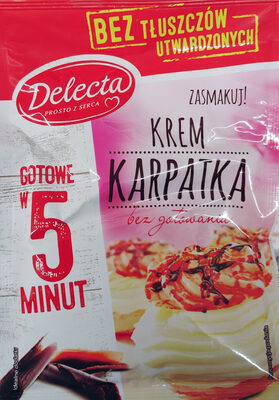 Krem karpatka bez gotowania w proszku Delecta