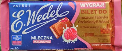 Mleczna malinowa E. Wedel