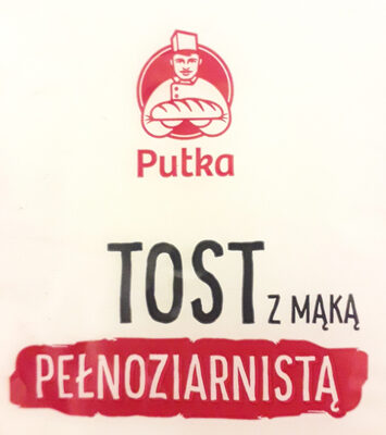 Tost z mąką pełnoziarnistą (pszenno-żytni) Putka