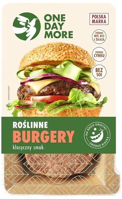 Roślinne burgery - klasyczny smak One Day More
