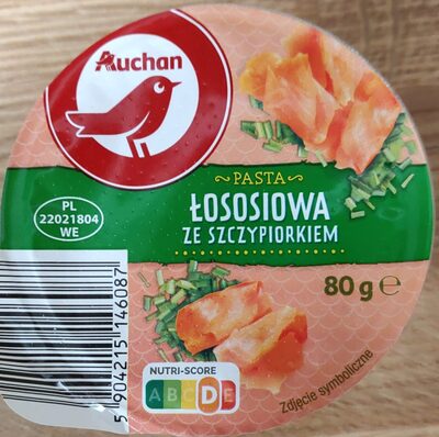 Pasta łososiowa ze szczypiorkiem Auchan