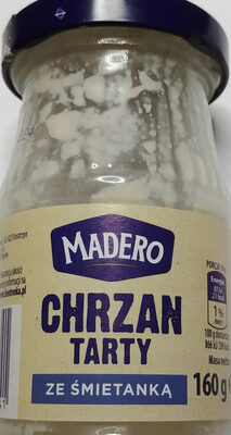 Chrzan tarty że śmietanką Madero