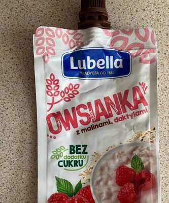 Owsianka z malinami i daktylami Lubella