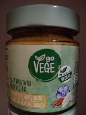 Pasta warzywna - biała fasola, siemię lniane Go Vege