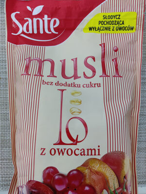 Musli Lo z owocami Sante