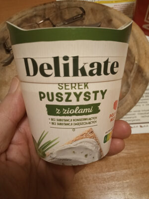 Serek puszysty z ziołami Delikate