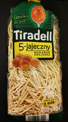 Makaron 5-jajeczny, krajanka Tiradell