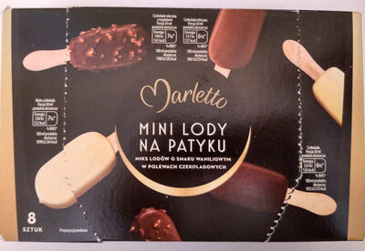 Mini lody na patyku Marletto