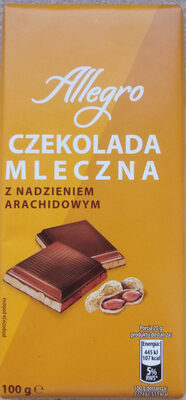 Czekolada mleczna z nadzieniem archaidowym Allegro