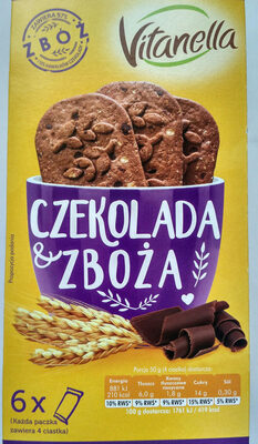 Ciastka czekolada zboża Vitanella