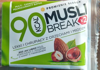 Baton musli z orzechami i miodem Promienie słońca