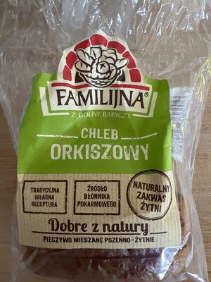 Chleb orkiszowy pieczywo mieszane pszenno-żytnie Familijna