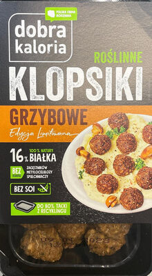 Roślinne klopsiki grzybowe Dobra Kaloria