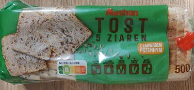 Chleb Tostowy 5 Ziaren Auchan