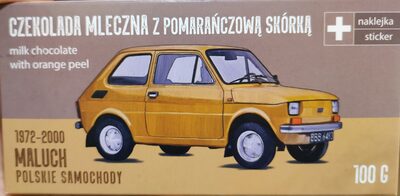 Czekolada mleczna z pomaranczowa skorka Orfin