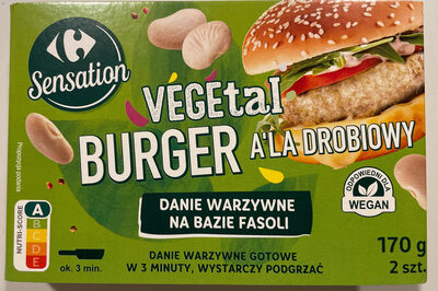 VEGEtal BURGER a'la drobiowy Carrefour Sensation