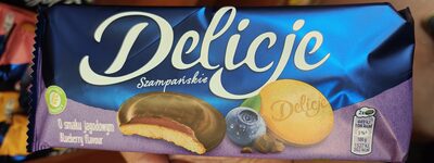 Delicje Szampańskie o smaku jagodowym Mondelez