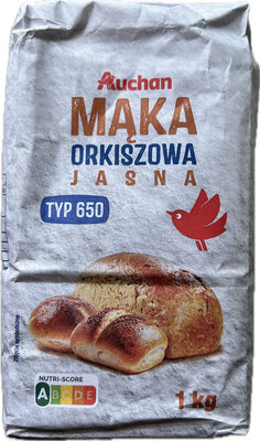 Mąka orkiszowa jasna TYP 650 Auchan