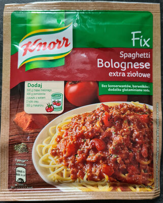 Knor Fix Spaghetti Bolognese extra ziołowe Knorr