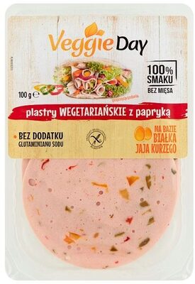 plastry WEGETARIAŃSKIE z papryką Veggie day