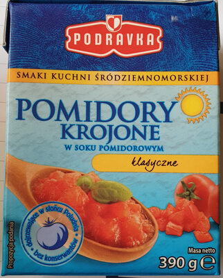 Pomidory krojone w soku pomidorowym - klasyczne Podravka