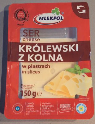 Królewski z Kolna - ser w plastrach MLEKPOL