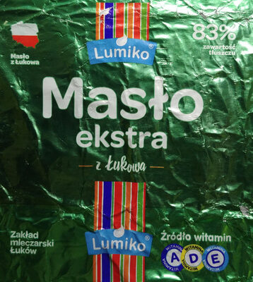 Masło ekstra z Łukowa Lumiko