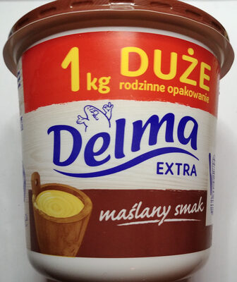 Margaryna półtłusta o smaku masła. Delma