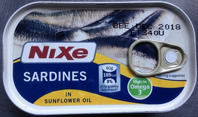 Sardines in sunflower oil Nixe