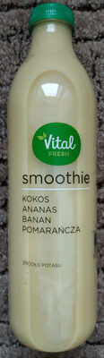 smoothie Kokos Ananas Banan Pomarańcza Vital FRESH