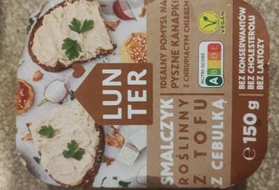 smalczyk roślinny z tofu z cebulką Lunter