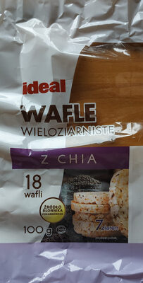 Wafle wieloziarniste z chia ideal