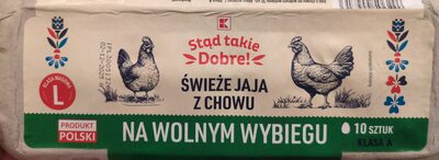 Świeże jaja z chowu na wolnym wybiegu Stąd takie dobre