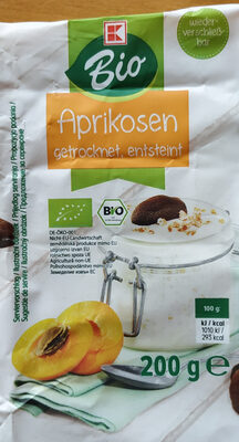 Aprikosen getrocknet, entsteint K-Bio