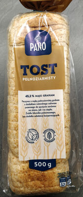Tost pełnoziarnisty Pano