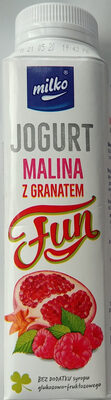 Jogurt malina z granatem Milko