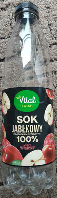 Sok jabłkowy 100% z dodatkiem witaminy C Vital FRESH