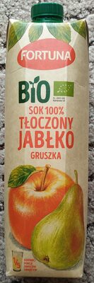 Sok 100% tłoczony jabłko gruszka Fortuna