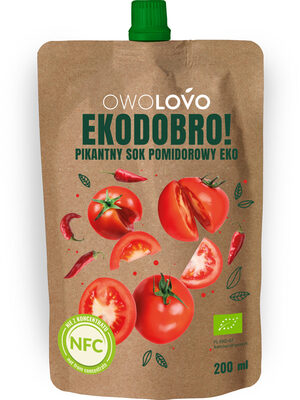 Ekodobro! Pikantny sok pomidorowy EKO OWOLOVO