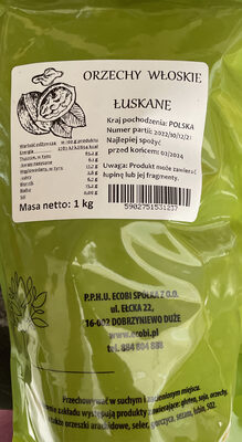 Orzechy włoskie łuskane ecobi