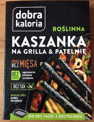 Roślinna kaszanka na grilla & patelnię Dobra Kaloria