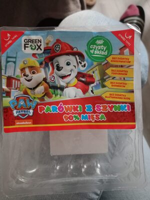 Parówki z szynki 90% mięsa green fox