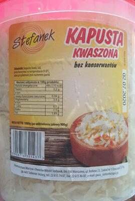 Kapusta Kwaszona Stefanek