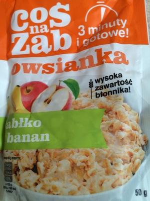 Coś na ząb owsianka z jabłkiem i bananem Kupiec