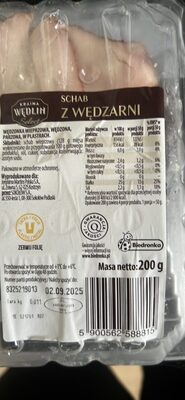 Wędzonka wieprzowa, wędzona, parzona, w plastrach Kraina Wędlin Select