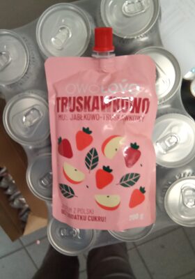 Truskawkowo Mus jabłkowo-truskawkowy owolovo