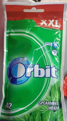 Orbit Spearmint XXL Sugarfree Chewing Gum 58 G (42 Pieces) Wrigley's Orbit