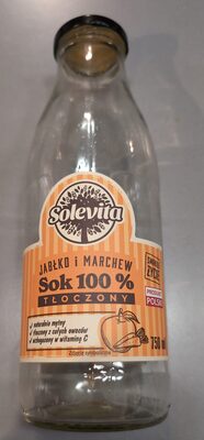 Jabłko i Marchew Sok 100% tłoczony Solevita